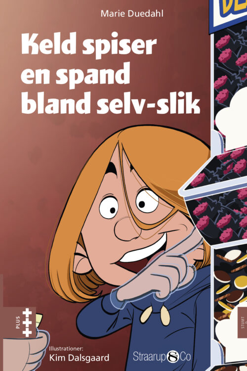 Keld spiser en spand bland selv-slik